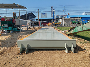 焦作市博愛(ài)縣金城鄉(xiāng)豫糧合作社100噸地磅